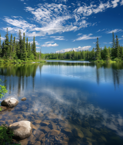Canadian Quebec Natural Landscape
