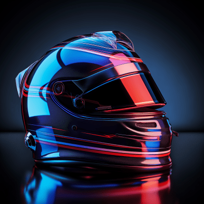 Motorsport Helmet Studio Photography