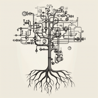 Industrial Tree P&ID Graphic