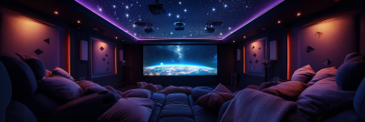 Ultra Realistic Home Cinema Room