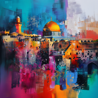 Abstract View of Jerusalem