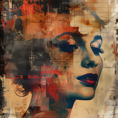 Vintage Woman Abstract