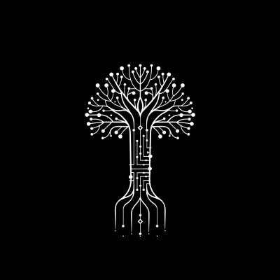 Futuristic Baobab Tree Logo