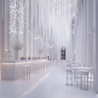 Sophisticated White Event Space