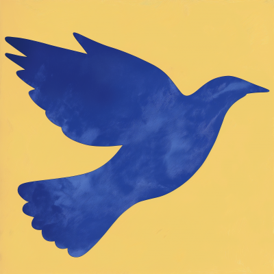 Blue Bird Poster