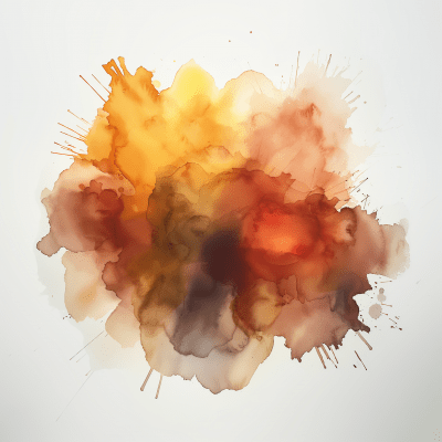 Abstract Watercolor Explosion