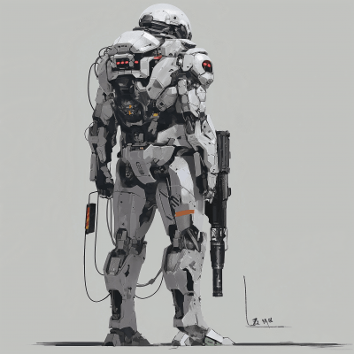 Mechanical Mech Tactical Suit