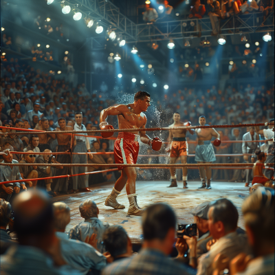 Boxing Match in Well