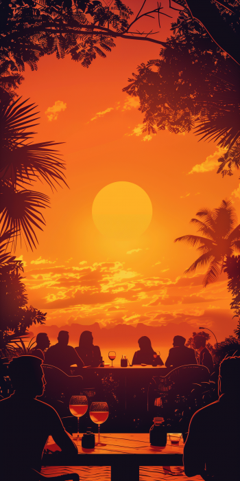 Tropical Sunset Gathering