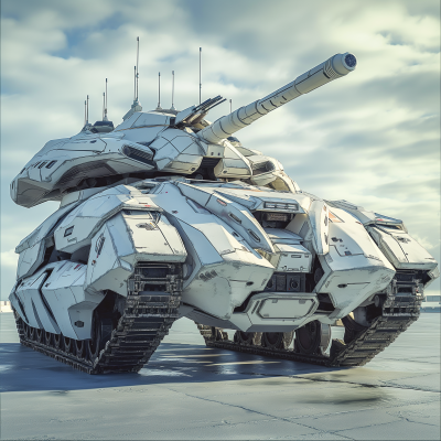 Futuristic Armored Tank