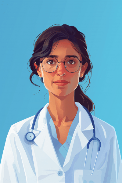 Female Doctor Illustration