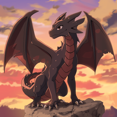 Dragon at Sunset