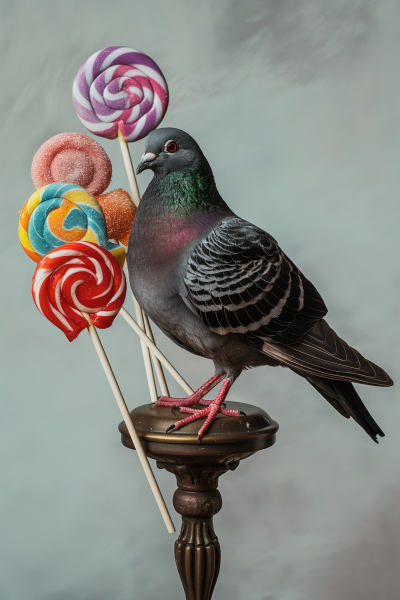 Colorful Lollipops Pigeon