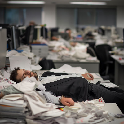 Exhausted Corporate IT Security Professionals