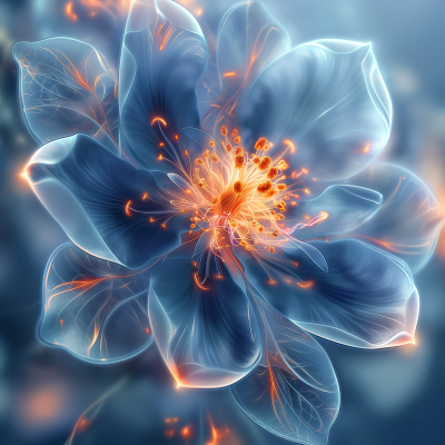 Enchanting Floral Digital Artwork
