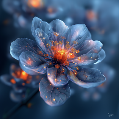 Enchanting Floral Digital Artwork