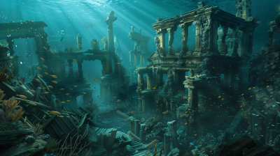 Undersea Ruins of Gold
