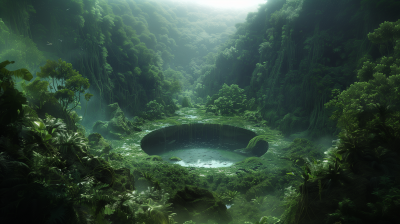 Mystical Forest Lake