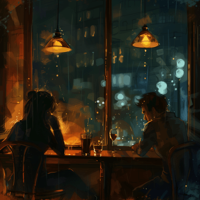 Cozy Cafe Evening