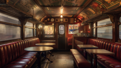 London Tube Carriage transformed into Country Pub