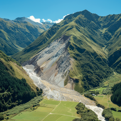 Large Landslide in New Zealand
