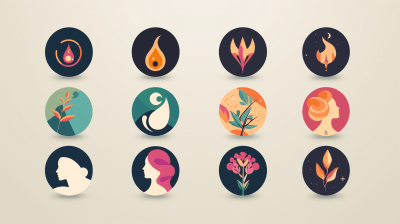 Abstract Stylized Icons Collection