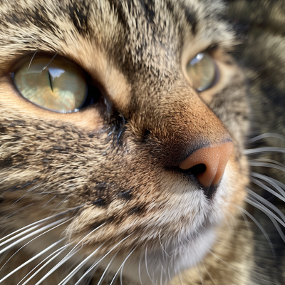 Green-eyed Cat Close-up