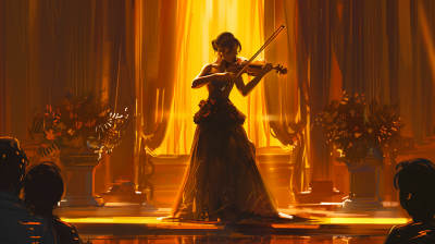 The Enchanting Solo Violinist
