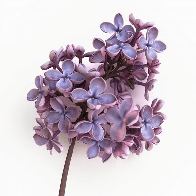 Purple Lilac Flower Cluster