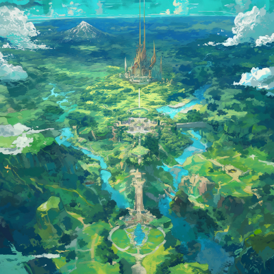 Fantasy World Map – Central World