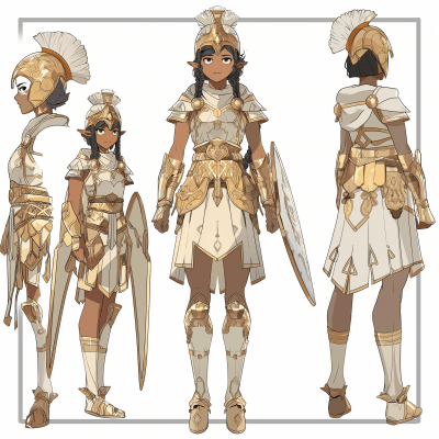 Athena Character Design