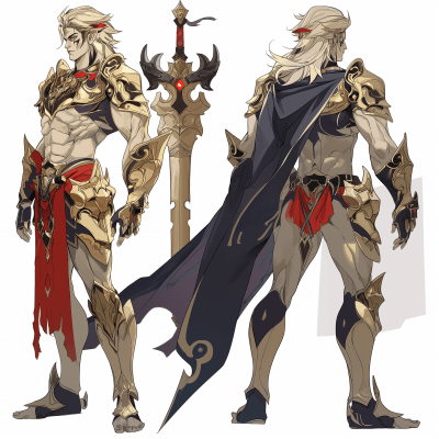 God Ares Character Design