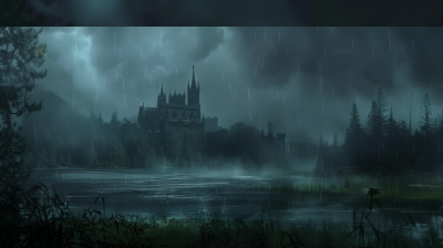 Stormy Night Castle