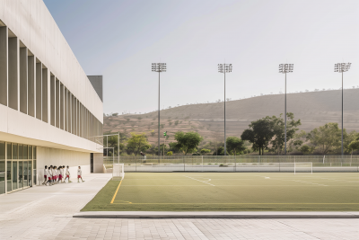 White Sports Center in Rural México