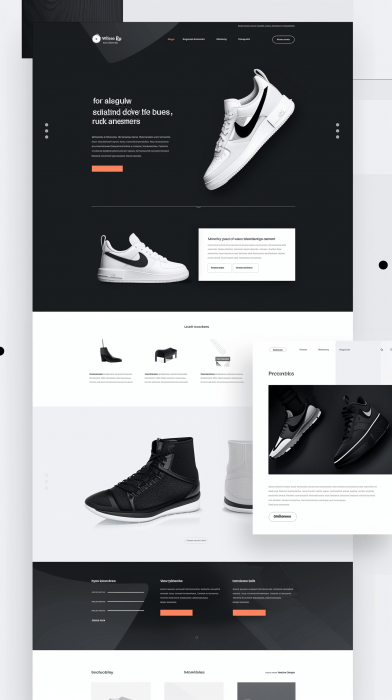 Sneaker Website Design