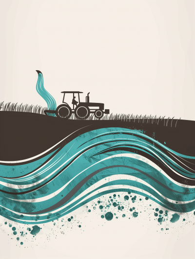 Agricultural Elements Poster Design