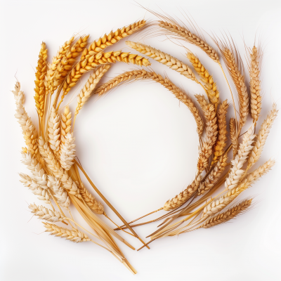 Circular Wheat and Corn