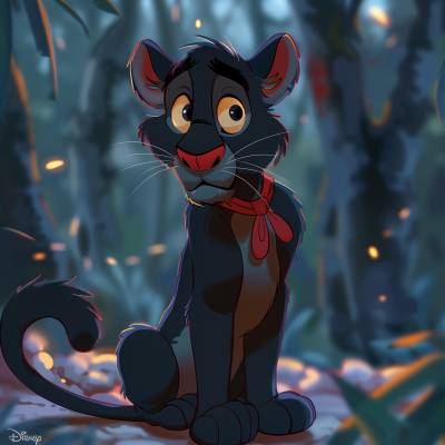 Toony Feral Black Panther