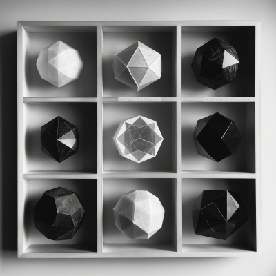 Geometric Polyhedra Display Case