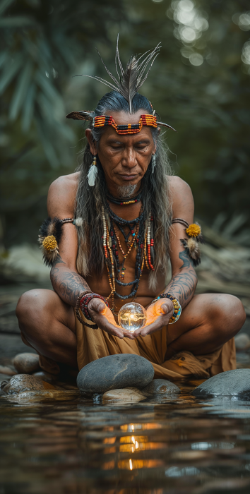 Shamanic Amazonian Man