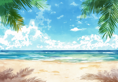 Beach Vector Illustration
