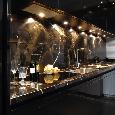 Luxury Dark Kitchen