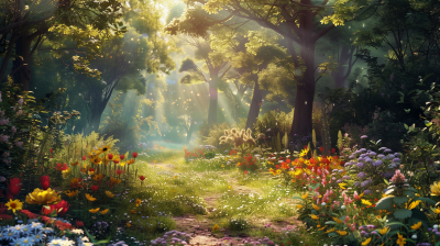 Enchanted Forest Scene