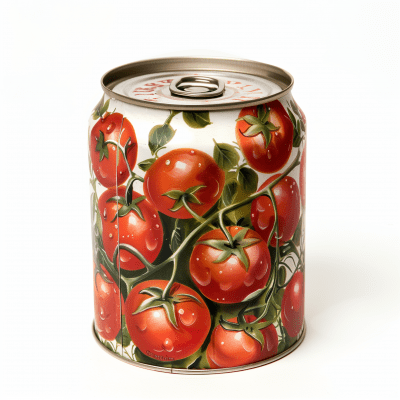 Can of Tomatoes by Nicoletta Ceccoli