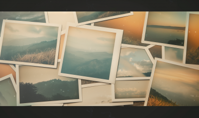 Minimalist Landscape Photo Collage