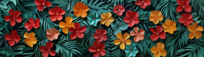 Vibrant Paper Flowers