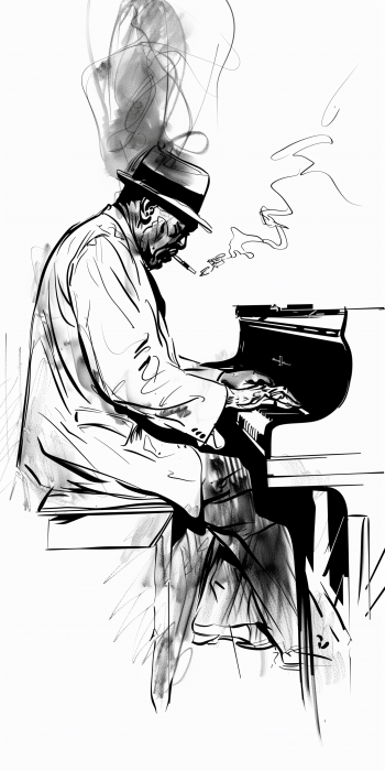 Jazz Pianist in New Orleans