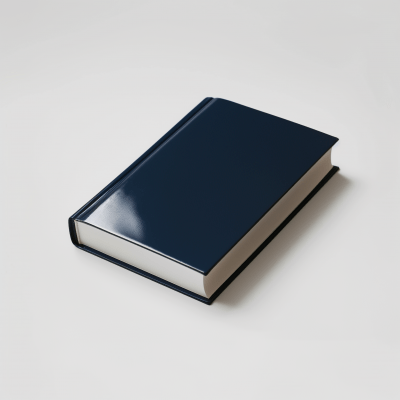 Glossy Dark Blue Book