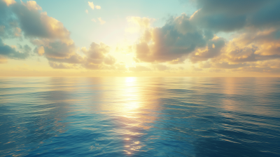 Calm Ocean Sunset