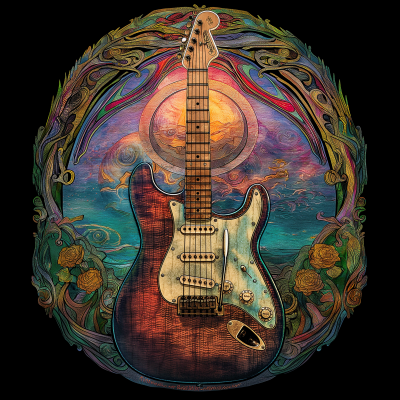 Jerry Garcia Guitar Logo